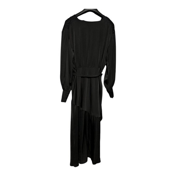 Eloquii Black Satin Maxi Dress - Picture 7 of 8